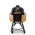 KAMADO BONO Grande Ceramic Grill 23" s kolicima, crni